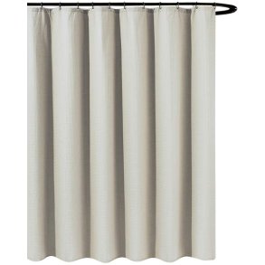 MOUD Home Waffle Badeforhæng 180x200 cm, Beige