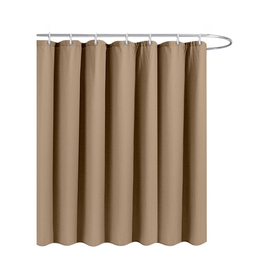 MOUD Home Waffle Duschvorhang 180x200 cm, Khaki