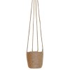 MOUD Home Jute Hngetopf H16 cm, Natur