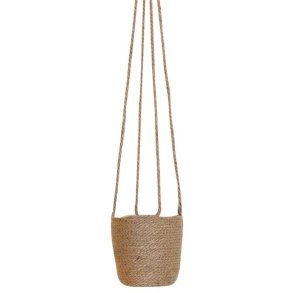MOUD Home Jute Hængepotte H16 cm, Natur