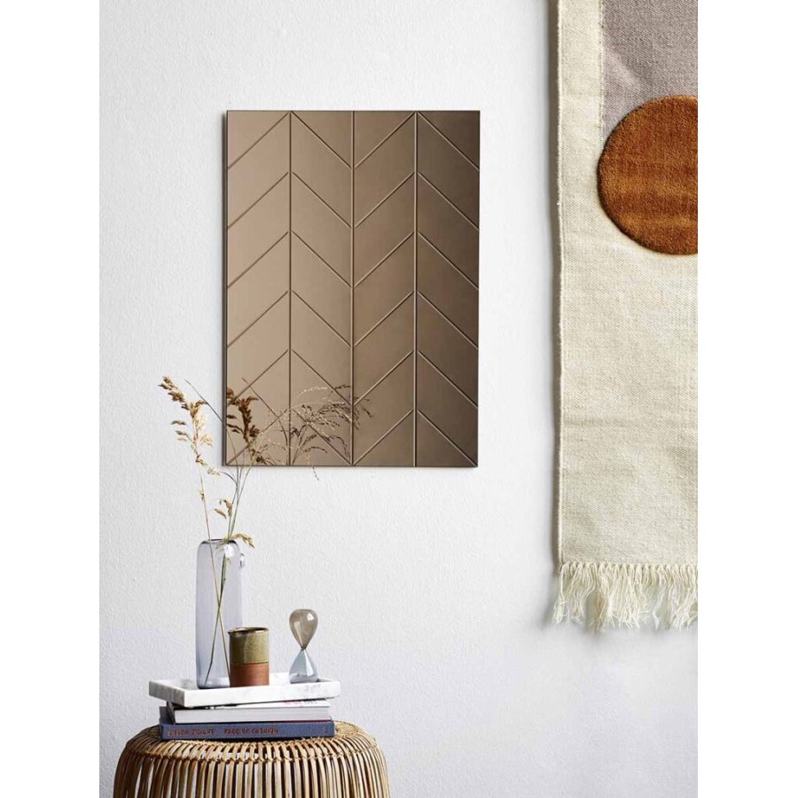 MOUD Home Herringbone Spiegel 50x70 cm, Bronze