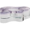 MOUD Home Cloud Teelichthalter H4 cm, Lila/Klar