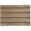 MOUD Home Stripe Fumatte 50x72 cm, Beige/Schwarz