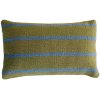 MOUD Home Stripe Kissenbezug 40x60 cm, Olive/Blau