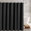 MOUD Home Waffle Duschvorhang 180x200 cm, Schwarz