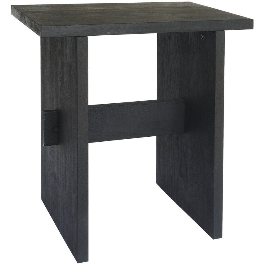 MOUD Home Oak Hocker H42 cm, Schwarz