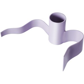 MOUD Home Wavy Kerzenhalter H4,7 cm, Lila