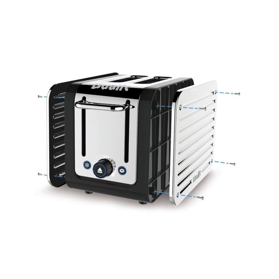 Dualit Architect Brdrister 2 slice, Sort