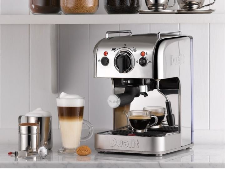 Dualit Espressomaskine 3 i 1, Krom