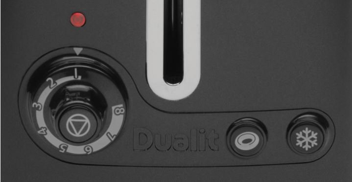 Dualit Long Slot Lite Br�drister 4 slice, Sort