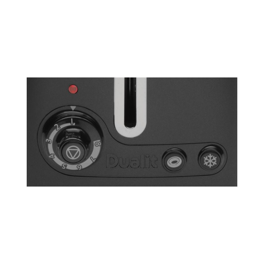 Dualit Long Slot Lite Br�drister 4 slice, Sort