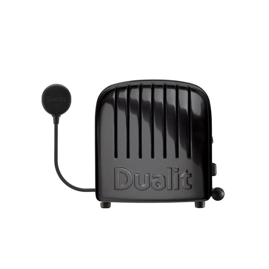 Dualit Classic Toaster 2 Slice, Glnzend Schwarz