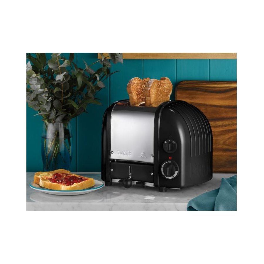 Dualit Classic Toaster 2 Slice, Glnzend Schwarz