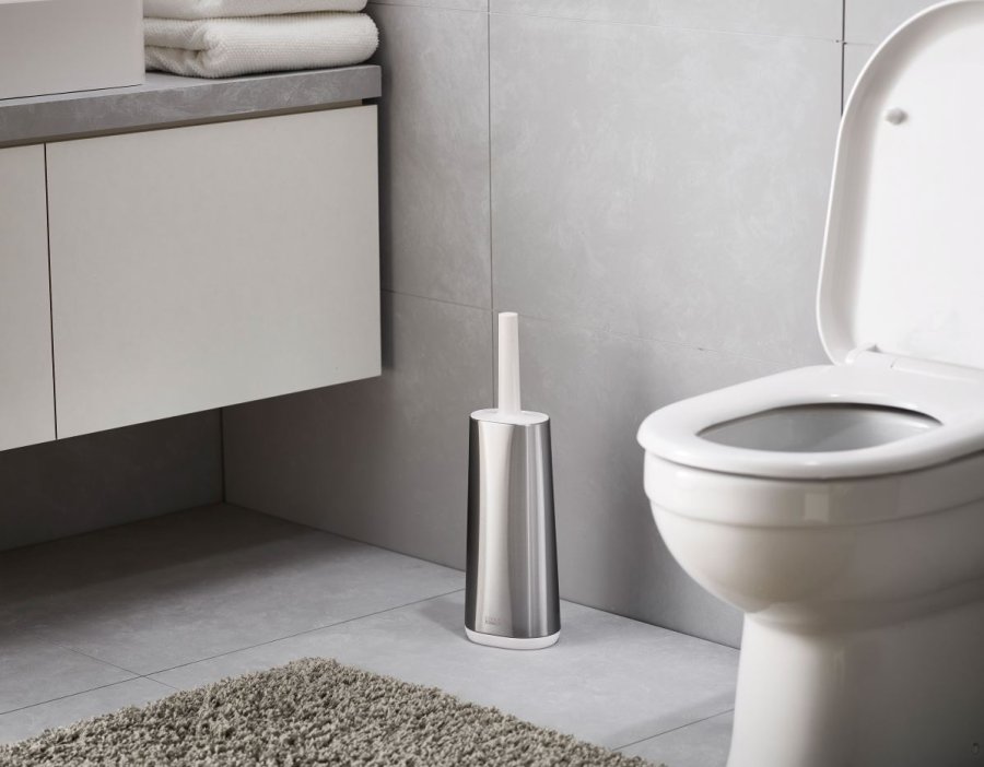 Joseph Joseph Flex Stahl Toilettenbrste, Wei