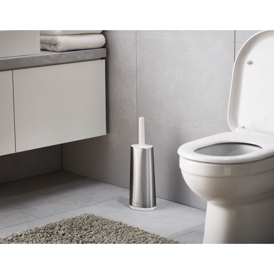 Joseph Joseph Flex Stahl Toilettenbrste, Wei