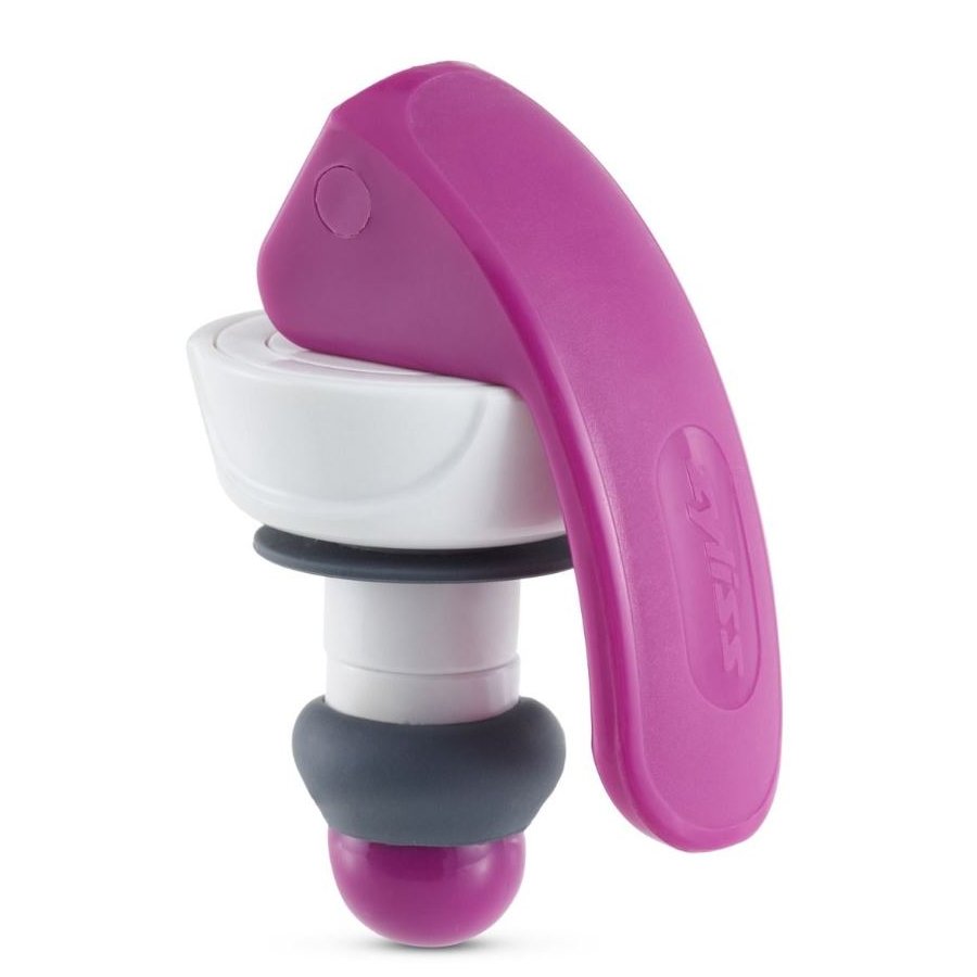 Zyliss Easy Seal Bottle Stopper 2er Set, Blau/Lila