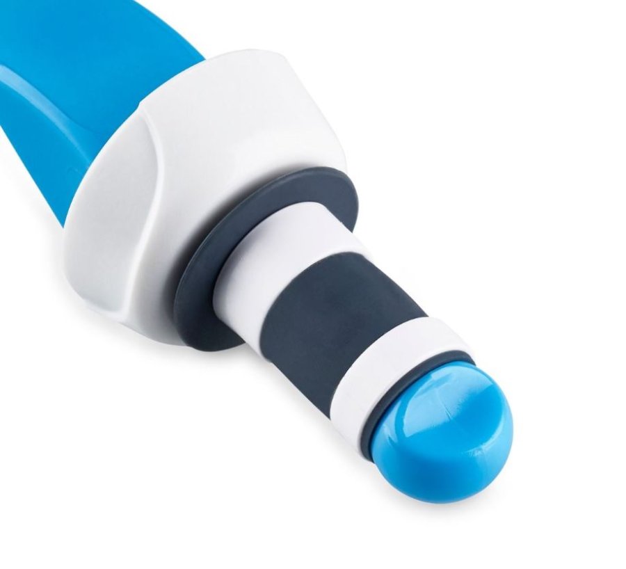 Zyliss Easy Seal Bottle Stopper 2er Set, Blau/Lila