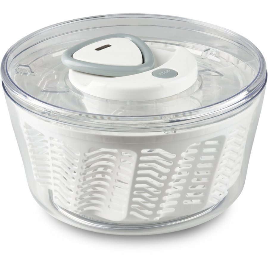 Zyliss Easy Spin Salatslynge 26 cm, Klar/Hvid