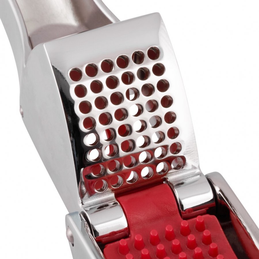 Zyliss Emily Hvidlgspresser 9,5 cm, Slv/Rd