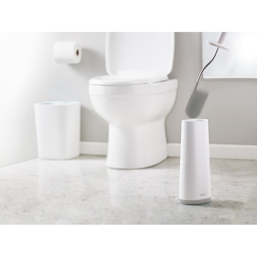 Joseph Joseph Flex Smart Toilettenbrste, Wei/Grau