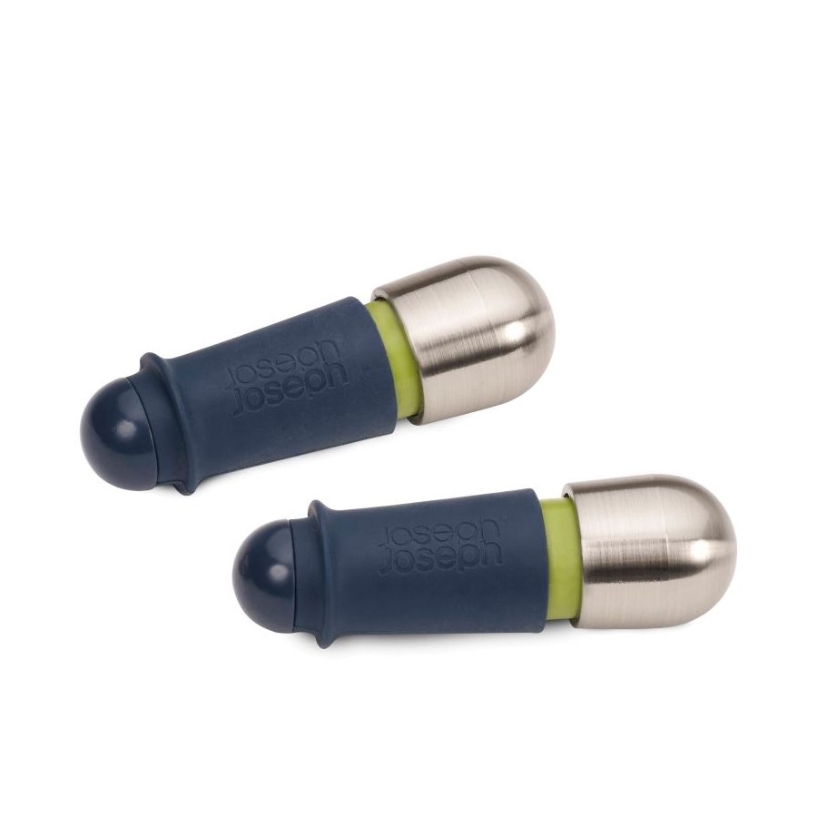 Joseph Joseph BarWise Twist-lock Flaschenverschlu 2er Set, Blau