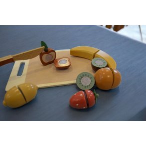 Magni Frugt og Grønt m. Velcro 13 Dele 16 cm, Multi