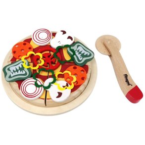 Magni Pizza m. Tilbehør og Æske 21 Dele 19 cm, Multi