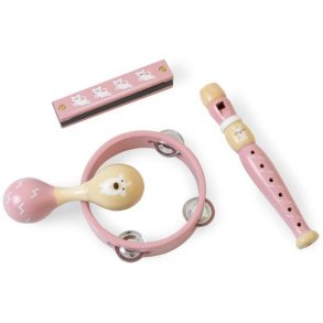 Magni Musiksæt 4 Dele 23 cm, Lyserød