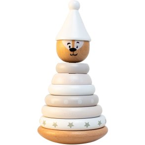 Magni Stabelt�rn Bj�rn Magnetisk 8 Dele 21 cm, Hvid