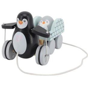 Magni Tr�k-pingvin m. Iglo og �g 2 Dele 19 cm, Multi