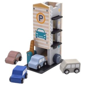 Magni Parkhaus mit 4 Autos 8-teilig 20 cm, Multi