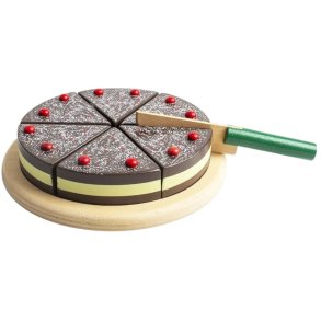 Magni Chokoladekage m. Velcro 8 Dele 16 cm, Brun