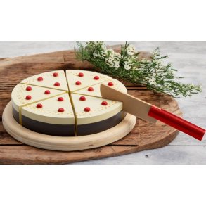 Magni Cheesecake m. Velcro 8 Dele 16 cm, Gul
