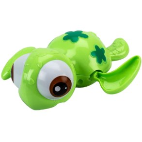 Magni Badelegetøj Skildpadde m. Træk-op 13 cm, Grøn