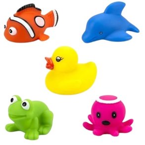 Magni Badeleget�j m. Lys 5 stk. 14 cm