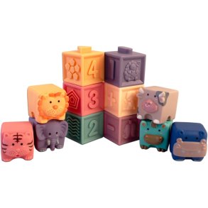 Magni Byggeklodser 12 Dele 25 cm, Multi