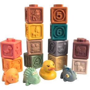 Magni Silikoneklodser 16 Dele 55 cm, Multi