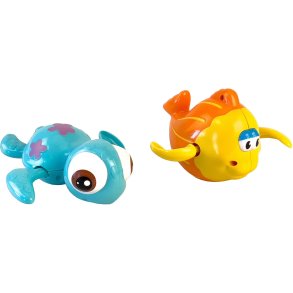 Magni Badeleget�j Skildpadde/Fisk m. Tr�k-op 14 cm, Multi