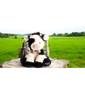Magni Ko Moozy Bamse 25 cm, Hvid
