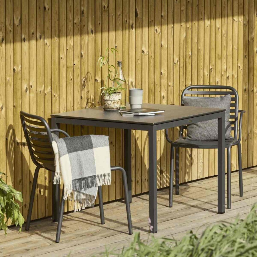 Mandalay Havem�bels�t m. Pure Bord 82 cm og 2 Ivy Pipe Stole, Antracit