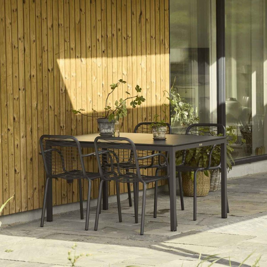 Mandalay Havem�bels�t m. Pure Bord 132 cm og 4 Ivy Wire Stole, Antracit