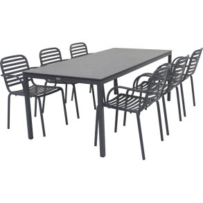 Mandalay Havem�bels�t m. Pure Bord 197 og 6 Ivy Pipe Stole, Antracit