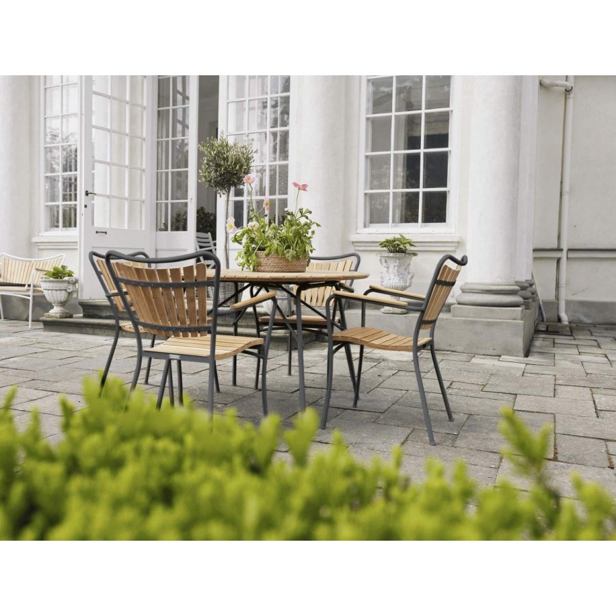 Mandalay Havem�bels�t m. Magnolia Bord 110 cm og 4 Marguerit Stole, Antracit