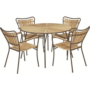 Mandalay Marguerit Havem�bels�t m. 4 Stole �120 cm, Mocca