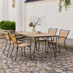 Mandalay Marguerit Havebord 144 cm, Antracit