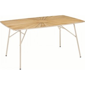 Mandalay Marguerit Havebord 144 cm, Taupe