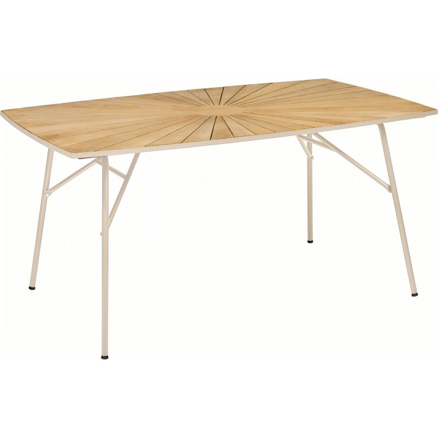 Mandalay Marguerit Havebord 144 cm, Taupe