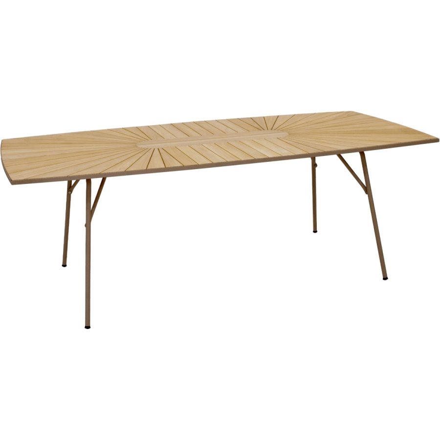 Mandalay Marguerit Havebord 200 cm, Mocca