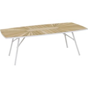 Mandalay Marguerit Loungebord 130 cm, Hvid