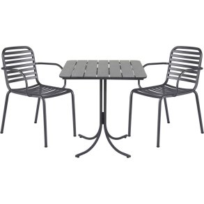 Mandalay Pure Cafes�t m. 2 Ivy Pipe Stole 67 cm, Antracit